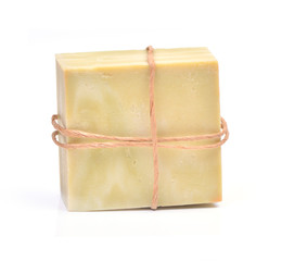  Nature soap  on a white background