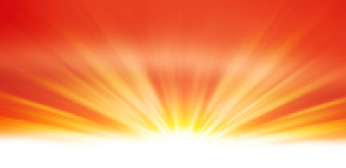 Obraz premium Yellow and red sunset 