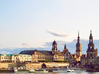 Fototapeta na wymiar Dresden Skyline