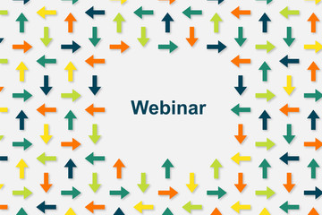 Wallpaper Pfeile - Webinar
