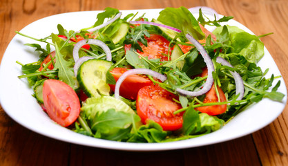 fresh vegetable salad