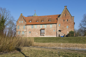 Fototapeta na wymiar Castle at Bad Bederkesa, Germany