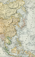 Vintage Map of Asia - Early 1800 Antique Maps of the World