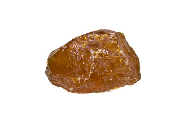 rosin isolated on white background