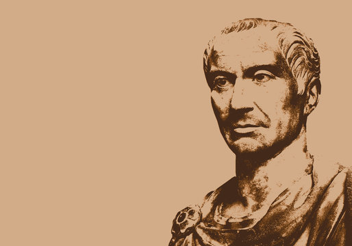 César - Jules César - portrait - personnage historique - personnage célèbre - empereur - romain