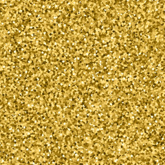 Gold glitter texture. Amber particles color. Celebratory background. Golden explosion of confetti. 