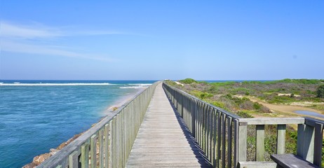 Strand | Lagune von Urunga in New South Wales, Australien