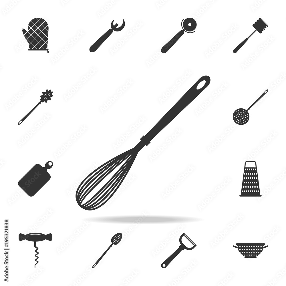 Poster whisk icon. detailed set icons of media element icon. premium quality graphic design. one of the col