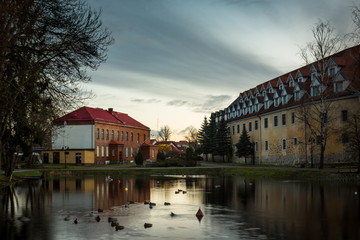 Castle in Wegorzewo city, Masuria, Poland