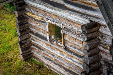 Old wooden house for living
