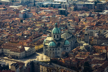 View over Como in Italy