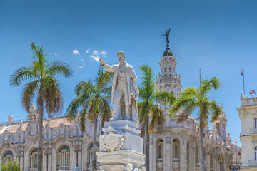 Obraz premium Parque Central in Havana Cuba