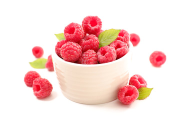 raspberry isolated on white background