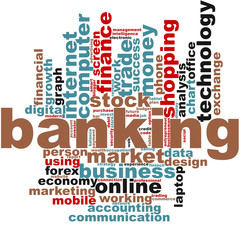 Banking word cloud