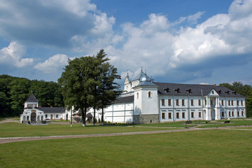 Fototapeta na wymiar View to the old monastery on sunny day