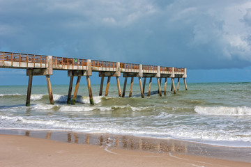 Pier Near Jaycee Park In Vero Beach Florida