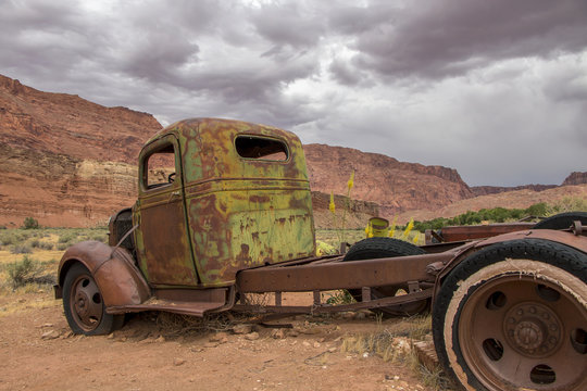 Old truck in the Arizona Desert