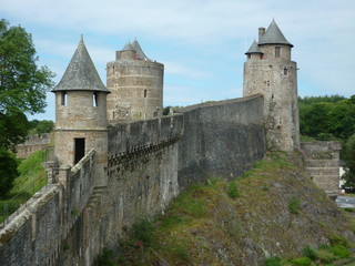 Château de Fougères, Bretagne, France