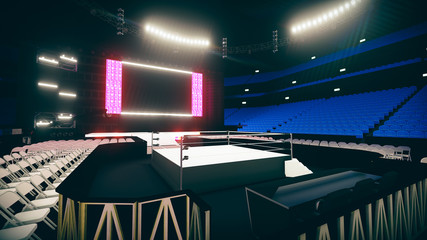 Wrestling arena