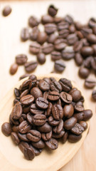 Coffee bean seed raw material for coffee drink