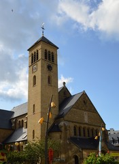 Fototapeta na wymiar Kirche, Oostduinkerke