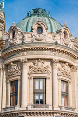 Facade of The Opera or Palace Garnier. Paris