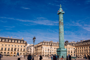 Fototapeta premium Place vend me Paris France