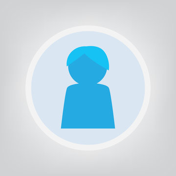 avatar person icon- vector illustration