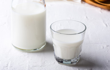 Healthy dairy product. Organic milk