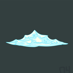 illustration of water splash