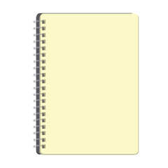 Notebook With Blank Page vector