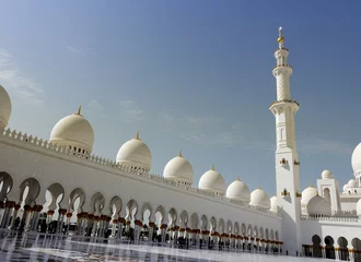 Foto op Plexiglas Mosquée Abu Dhabi Émirats Arabes Unis Cécile Patry-Morel(9) © Cécile Patry-Morel