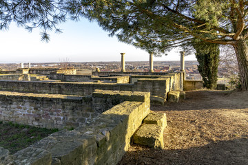 Ancient Roman winery in the south of the Palatinate of Germany