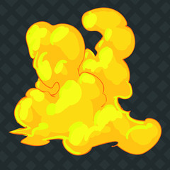 fire on black background