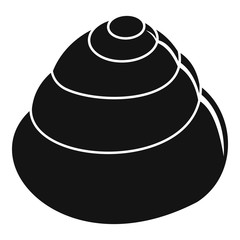 Animal shell icon. Simple illustration of animal shell vector icon for web