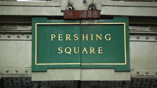 Pershing Square NYC Sign
