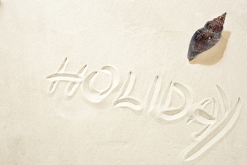 Flat summer photo and free space for your decoration. 