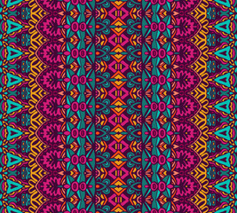 ethnic geometric striped seamless tribal pattern