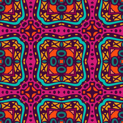 tiled geometric seamless pattern