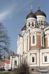 Fototapeta na wymiar Russian Orthodox Church, Tallinn, Estonia