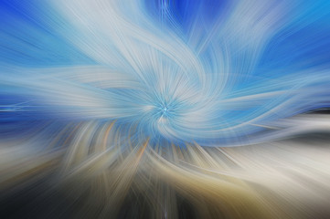 Fine art abstract background. Blue and white pattern.