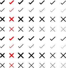 Cross Mark Icon, Delete Mark Collection