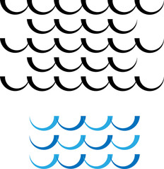 Water Wave Icon, Water Wave Sign