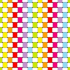 Seamless Pattern Plaited Paper Stripes Color/White Big © Jan Engel