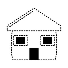 house icon over white background, vector illustration