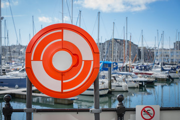 LIfe ring at the harbour