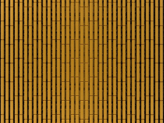 3d rendering. Gold bars wall texture background.