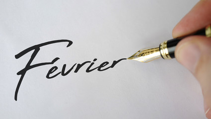 février stylo plume