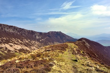 The ridgeline upto Ard Crags