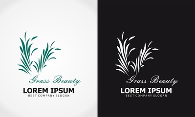 eco grass beauty logo